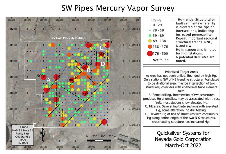 NV Gold Corporation, Wednesday, December 14, 2022, Press release picture